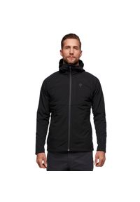 Bluza z kapturem trekkingowa męska Black Diamond Element. Typ kołnierza: kaptur. Kolor: czarny. Styl: sportowy. Sport: turystyka piesza