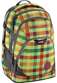 COOCAZOO - CoocaZoo Plecak EvverClevver II, Hip To Be Square Green. Materiał: materiał #1
