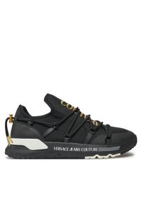 Versace Jeans Couture Sneakersy Dynamiic 77YA3SA6 Czarny. Kolor: czarny. Materiał: mesh, materiał