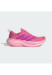 Adidas - Buty Supernova Glide W Running. Okazja: na co dzień. Kolor: czerwony, fioletowy, wielokolorowy, różowy. Sport: bieganie #1