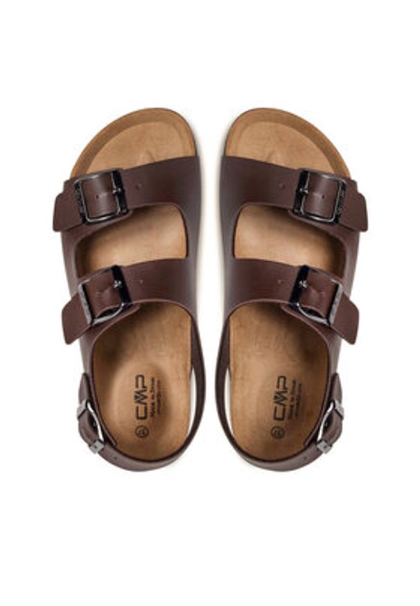CMP Sandały Eco Keidha Wmn Sanadl 3Q91026 Brązowy. Kolor: brązowy. Materiał: skóra