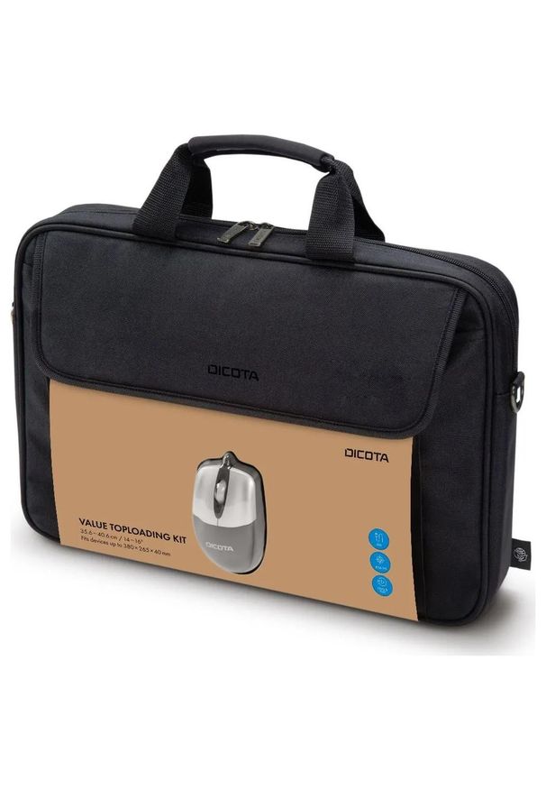 DICOTA - Torba Dicota Value Toploading Kit 15.6''