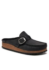 Birkenstock Klapki Buckley 1024942 Czarny. Kolor: czarny. Materiał: skóra