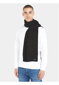 Calvin Klein Szalik Elevated Rib Knit Scarf K50K511006 Czarny. Kolor: czarny. Materiał: syntetyk #3