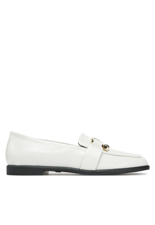 Loafersy Furla. Kolor: biały