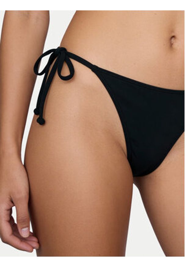 Roxy Dół od bikini Solid Essentials ERJX405209 Czarny. Kolor: czarny. Materiał: syntetyk