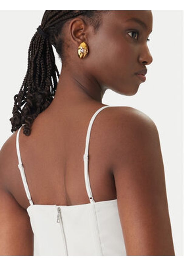 BARDOT - Bardot Sukienka koktajlowa Martini 58535DB Biały Slim Fit. Kolor: biały. Materiał: syntetyk. Styl: wizytowy