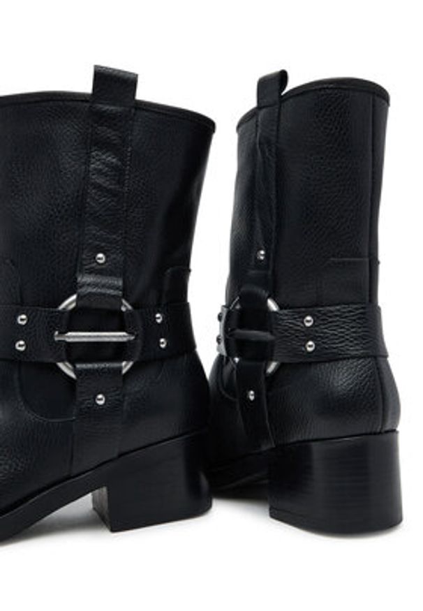 Karl Lagerfeld - KARL LAGERFELD Botki Brooklyn KL41770 Czarny. Kolor: czarny. Materiał: skóra