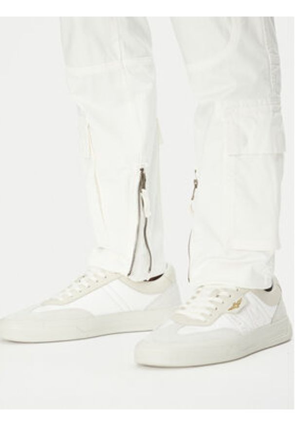 Aeronautica Militare Spodnie materiałowe 251PA1387CT1493 Biały Regular Fit. Kolor: biały. Materiał: bawełna