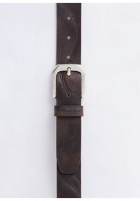 Wrangler - WRANGLER RANGE BELT MĘSKI PASEK KLASYCZNY BROWN W0F5U1X85 112332862. Wzór: paski. Styl: klasyczny #4