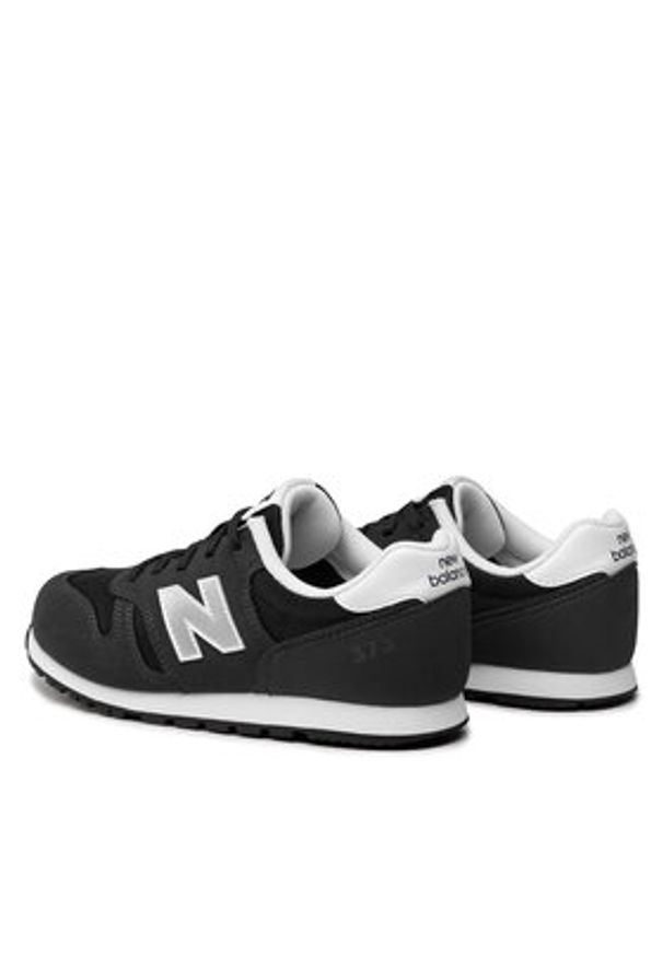 New Balance Sneakersy YC373KB2 Czarny. Kolor: czarny. Materiał: materiał. Model: New Balance 373