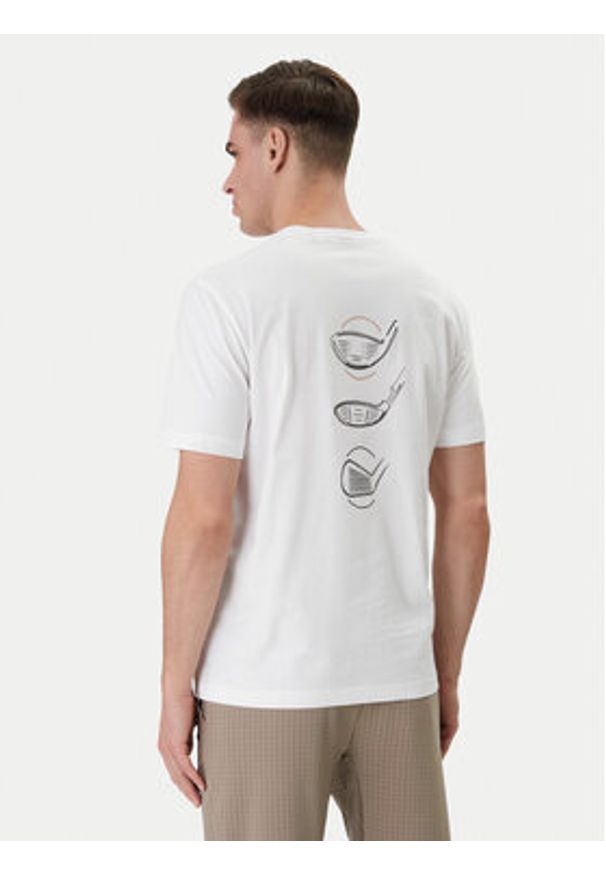 BOSS T-Shirt Birdie 50559387 Biały Regular Fit. Kolor: biały. Materiał: bawełna