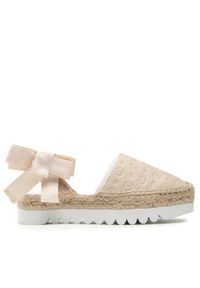 Pollini Espadryle TA10134G0EQ2V110 Beżowy. Kolor: beżowy. Materiał: skóra #1