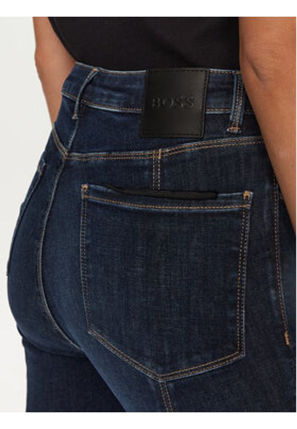 BOSS - Boss Jeansy C_Maye 50529960 Granatowy Super Skinny Fit. Kolor: niebieski