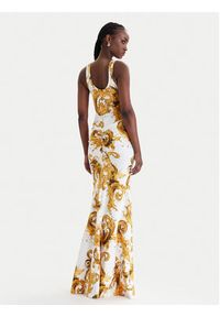 Versace Jeans Couture Sukienka codzienna 80HAO970 JS550 Biały Slim Fit. Okazja: na co dzień. Kolor: biały. Materiał: bawełna. Typ sukienki: proste. Styl: casual #3