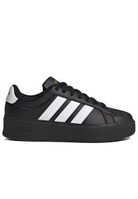 Adidas - Buty damskie adidas Sportswear Streettalk Bold KJ3855 - czarne. Zapięcie: pasek. Kolor: czarny. Materiał: syntetyk, guma, skóra. Szerokość cholewki: normalna. Wzór: aplikacja #1