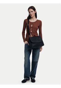 Desigual Torebka 25SAXPA8 Czarny. Kolor: czarny. Materiał: skórzane