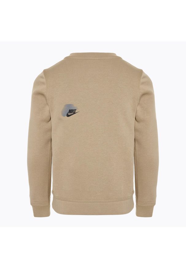 Bluza dziecięca Nike Sportswear Standard Issue Crew-Neck. Kolor: zielony