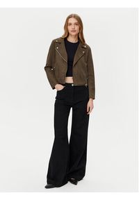 Vero Moda Kurtka z imitacji skóry Jose 10300938 Brązowy Regular Fit. Kolor: brązowy. Materiał: skóra