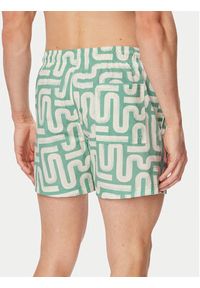 Jack & Jones Szorty kąpielowe Maui Sand 12291428 Zielony Regular Fit. Kolor: zielony. Materiał: syntetyk #3