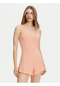Billabong Kombinezon EBJX603002 Pomarańczowy Slim Fit. Kolor: pomarańczowy. Materiał: bawełna