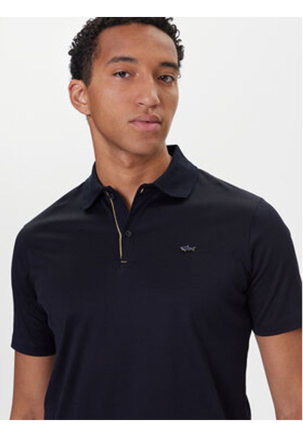 PAUL & SHARK - Paul&Shark Polo 15311726 Granatowy Regular Fit. Typ kołnierza: polo. Kolor: niebieski. Materiał: bawełna
