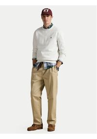 Polo Ralph Lauren Bluza Lsl 710766772009 Biały Regular Fit. Typ kołnierza: polo. Kolor: biały. Materiał: syntetyk, bawełna #4