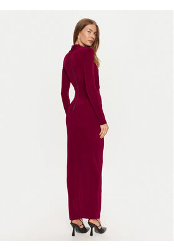 BARDOT Sukienka wieczorowa Reno 58742DB Czerwony Slim Fit. Kolor: czerwony. Materiał: syntetyk. Styl: wizytowy