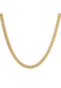 ICED STUFF Łańcuszek Curb Cuban Link Złoty. Materiał: metalowe. Kolor: złoty