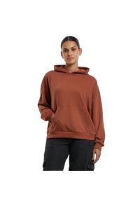 Damska bluza oversize z kapturem Urban Classics Light Terry. Typ kołnierza: kaptur. Kolor: brązowy #1