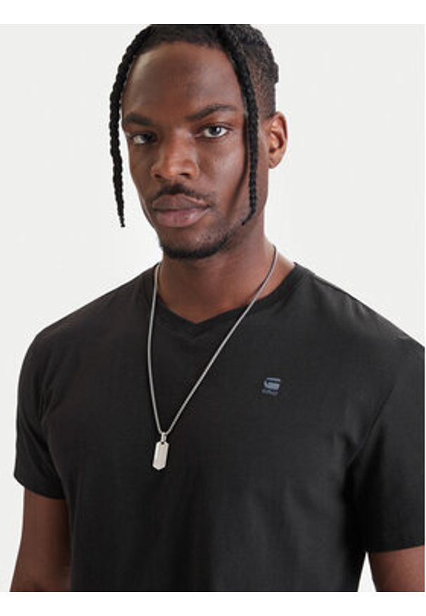 G-Star RAW - G-Star Raw T-Shirt Base-S D16412-336-6484 Czarny Regular Fit. Kolor: czarny. Materiał: bawełna