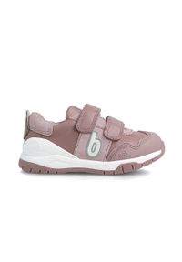 Biomecanics Buty dziecięce kolor różowy. Nosek buta: okrągły. Zapięcie: rzepy. Kolor: różowy. Materiał: skóra, materiał