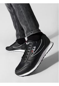 Fila Sneakersy Orbit Low 1010263.25Y Czarny. Kolor: czarny. Materiał: skóra