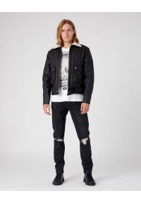 Wrangler - WRANGLER LARSTON MĘSKIE SPODNIE JEANSOWE JEANS BASS BLACK W18S3018O 112326029 #3