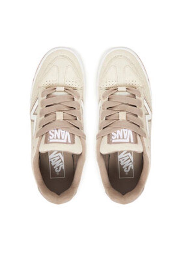 Vans Sneakersy Upland VN000D7089F1 Beżowy. Kolor: beżowy. Materiał: skóra