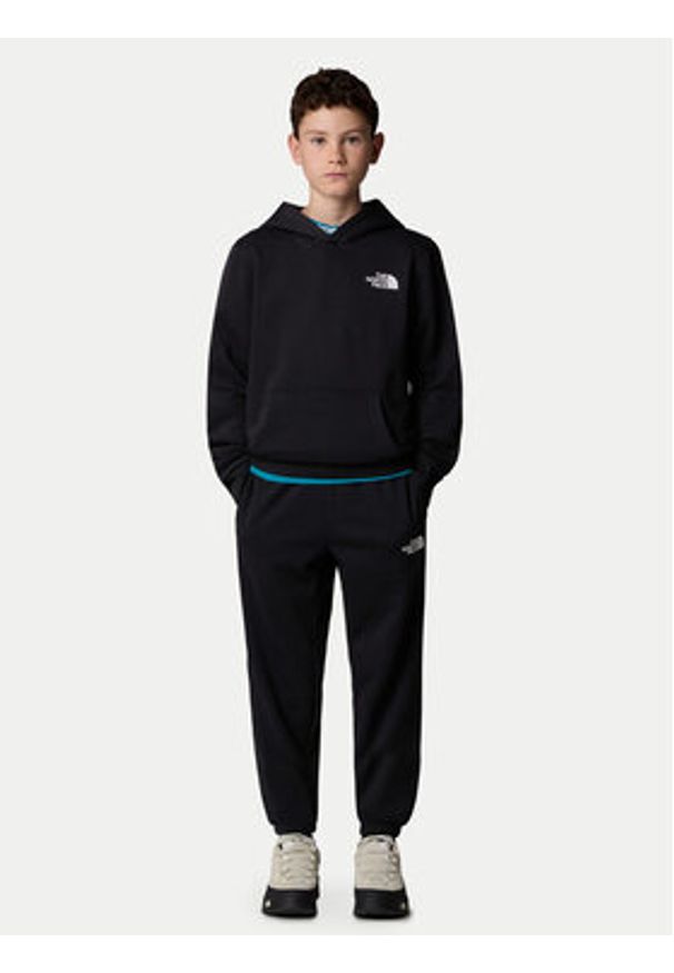 The North Face Spodnie dresowe NF0A8BHT Czarny Regular Fit. Kolor: czarny. Materiał: bawełna