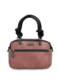 Brązowa Zgrabna Torebka Anekke Elegancki Kuferek Damski. Kolor: brązowy. Styl: elegancki. Rodzaj torebki: na ramię #3