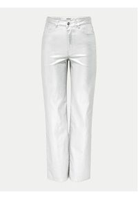 only - ONLY Jeansy Juicy 15331673 Srebrny Wide Leg. Kolor: srebrny #4