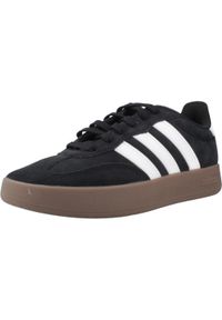 Adidas - Kapcie ADIDAS BARREDA Czarny. Kolor: czarny. Materiał: syntetyk, tkanina, skóra. Sport: turystyka piesza