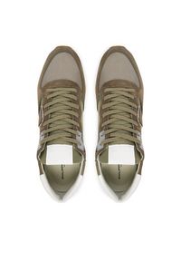 Philippe Model Sneakersy A006889 TKLU W010 Zielony. Kolor: zielony. Materiał: zamsz, skóra #3