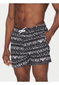 Emporio Armani Underwear Szorty kąpielowe EM000583 AF12338 FC038 Kolorowy Regular Fit. Materiał: syntetyk. Wzór: kolorowy