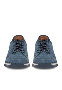 Rieker Półbuty 15950-14 Niebieski. Kolor: niebieski. Materiał: materiał #2