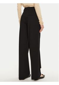 Oui - OUI Spodnie materiałowe 88780 Czarny Straight Fit. Kolor: czarny. Materiał: syntetyk, wiskoza #4