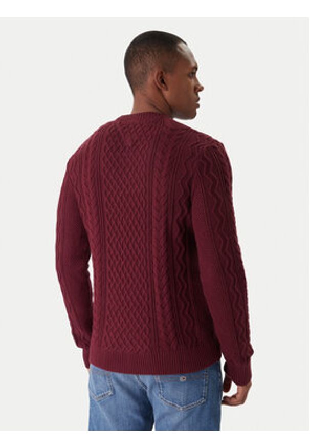 Tommy Jeans Sweter DM0DM22101 Czerwony Regular Fit. Kolor: czerwony. Materiał: bawełna
