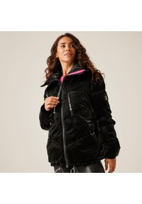 Regatta - Kurtka casualowa damska Christian Lacroix Cavaillon pikowana. Kolor: czarny. Długość: krótkie. Sport: turystyka piesza #1