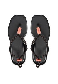 Calvin Klein Sandały Beach Sandal Rope Pu 2 HW0HW02967 Czarny. Kolor: czarny. Materiał: materiał #3