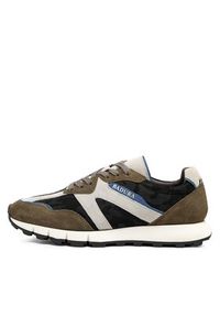 Badura Sneakersy JEFFREY-04 MI08 Khaki. Kolor: brązowy. Materiał: zamsz, skóra #5