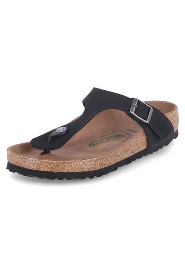 Japonki damskie Birkenstock Gizeh BS. Kolor: czarny. Materiał: materiał