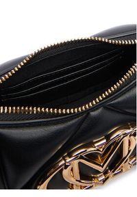 Love Moschino - LOVE MOSCHINO Torebka JC4189PP0NLC0000 Czarny. Kolor: czarny. Materiał: skórzane #4