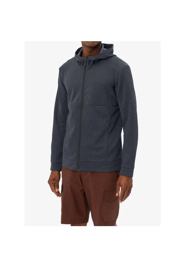 Bluza polarowa męska Vaude Neyland Hiking Hoody. Kolor: czarny. Materiał: polar